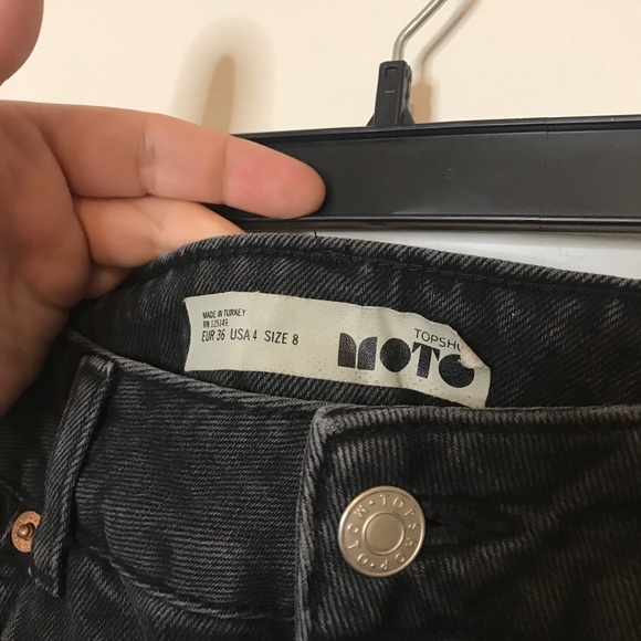 TopShop Moto Jean Skirt - Picture 2 of 5